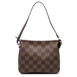 Pochette Trousse Louis Vuitton Damier Ebene Marrone