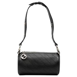 Mini borsa a tracolla Blondie in pelle nera Gucci