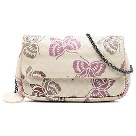 Borsa a tracolla Bottega Veneta Small Nappa Intrecciomirage Butterfly Chain marrone