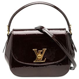 Borsa Louis Vuitton Monogram Vernis Pasadena viola
