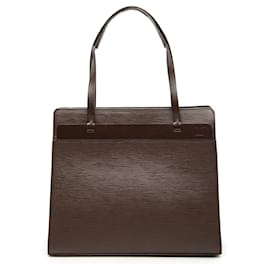 Borsa Louis Vuitton Epi Croisette PM marrone