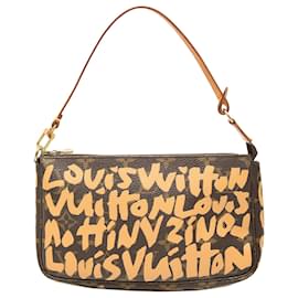 Borsa a tracolla Louis Vuitton Stephen Sprouse Monogram Graffiti Marrone