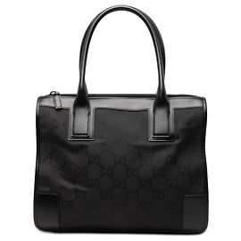 Tote in nylon GG nero Gucci