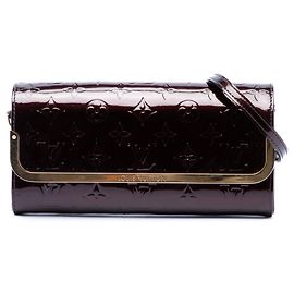 Borsa a tracolla Louis Vuitton Monogram Vernis Rossmore MM viola