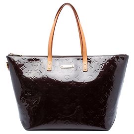 Borsa Tote Louis Vuitton Monogram Vernis Bellevue GM Viola
