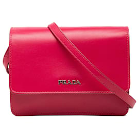 Borsa a tracolla Prada Box Calf rosa