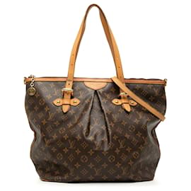 Borsa Louis Vuitton Monogram Palermo GM marrone