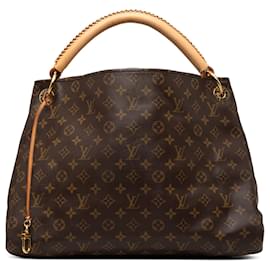 Bolsa Hobo Louis Vuitton Monogram Artsy MM marrom