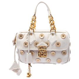 Borsa Louis Vuitton Polka Dots Panama Tinkerbell bianca