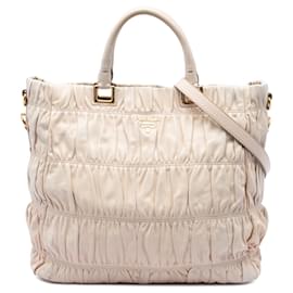 Borsa Prada Nappa Gaufre marrone