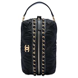 Pochette Lifestyle in grosgrain di nylon nero Chanel