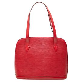 Borsa a tracolla Louis Vuitton Epi Lussac rossa