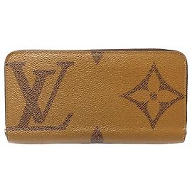 Cartera larga Zippy Monogram Giant Reverse marrón Louis Vuitton