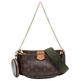 Borsa Louis Vuitton Monogram Multi Pochette Accessoires Marrone