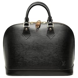 Louis Vuitton Epi Alma PM Handtasche Schwarz