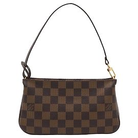 Borsa a tracolla Louis Vuitton Damier Ebene Navona marrone