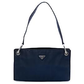 Borsa a tracolla Prada Tessuto blu