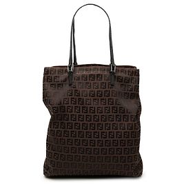 Tote in tela Fendi Zucchino marrone