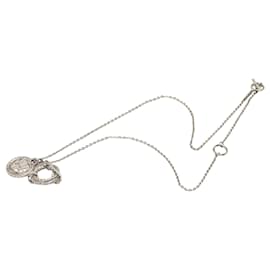 Collier pendentif Cordage Rope en argent avec placage palladium Hermès