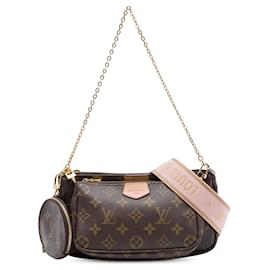 Borsa Louis Vuitton Monogram Multi Pochette Accessoires Marrone