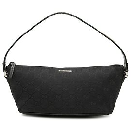 Borsa a tracolla Gucci GG Canvas Web nera