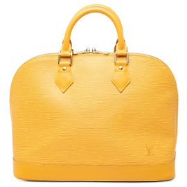 Borsa Louis Vuitton Epi Alma PM Gialla