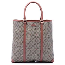 Tote verticale Gucci GG Supreme Star Joy beige