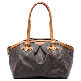 Bolso de hombro Louis Vuitton Monogram Tivoli GM marrón