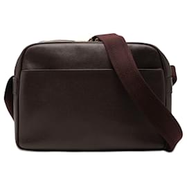 Borsa a tracolla Louis Vuitton Taiga Reporter PM rossa