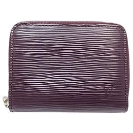 Monedero Louis Vuitton Epi Zippy morado
