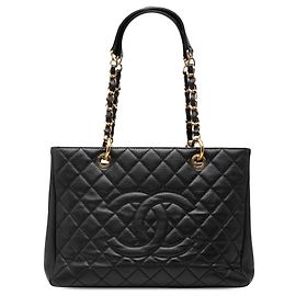 Tote Grand Shopping in Caviar Nero Chanel