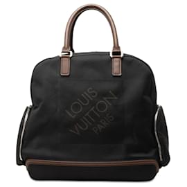 Borsa da viaggio Louis Vuitton Damier Geant Aventurier Polaire nera