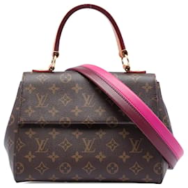 Borsa Louis Vuitton Monogram Cluny BB Marrone