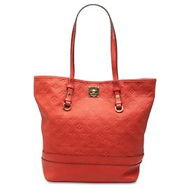 Borsa Tote Louis Vuitton Monogram Empreinte Citadine PM rossa