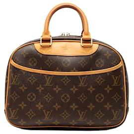 Borsa Louis Vuitton Monogram Trouville marrone