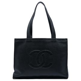 Tote Chanel CC Caviar nero