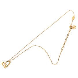 Collana con pendente Louis Vuitton Gold Plated LV Fall In Love in oro