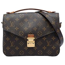 Borsa Louis Vuitton Monogram Pochette Metis marrone