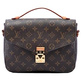 Borsa Louis Vuitton Monogram Pochette Metis marrone