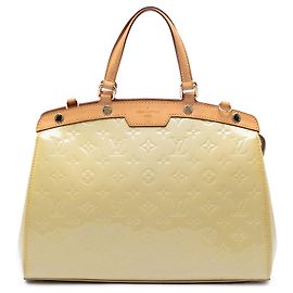 Bolso Louis Vuitton Monogram Vernis Brea MM Amarillo