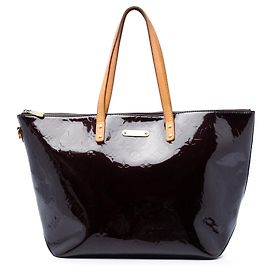 Borsa Tote Louis Vuitton Monogram Vernis Bellevue GM viola