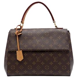 Louis Vuitton Monogram Cluny MM Satchel braun