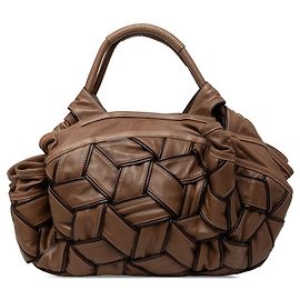 Bolsa LOEWE Special Edition Woven Nappa Aire marrom