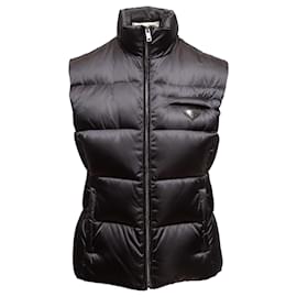 Chaleco acolchado negro Prada Talla IT 40