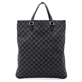 Gucci GG Canvas Tote Grau