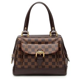Borsa Louis Vuitton Damier Ebene Knightsbridge marrone