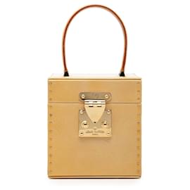 Borsa Vanity Louis Vuitton Monogram Vernis Bleecker Beige