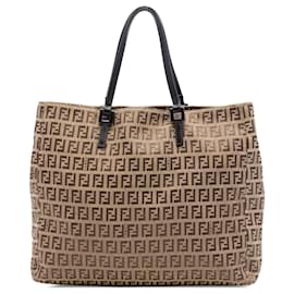 Tote in tela Fendi Zucchino beige