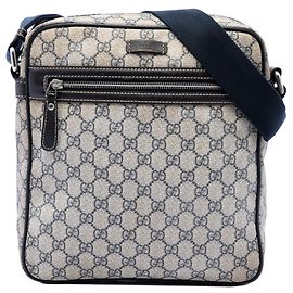 Borsa a tracolla Gucci GG Supreme beige