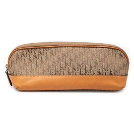 Pochette Diorissimo Trotter in tela marrone Dior Diorissimo